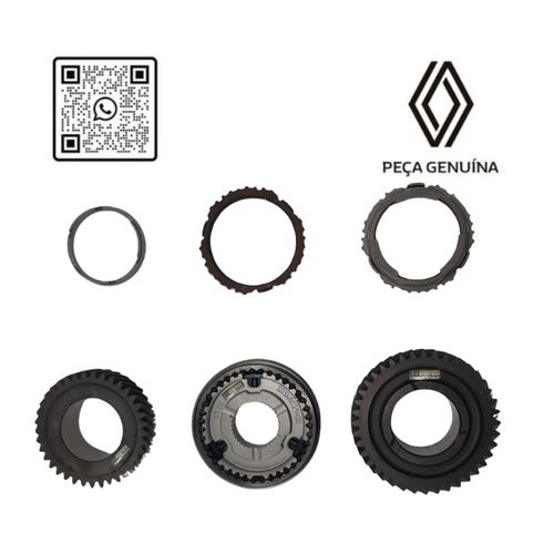 RN 326104 326104453R CONJUNTO ENGRENAGEM 3¦+4¦+CUBO E ANEL SINCR. MASTER 2.3 16V M9T - 1